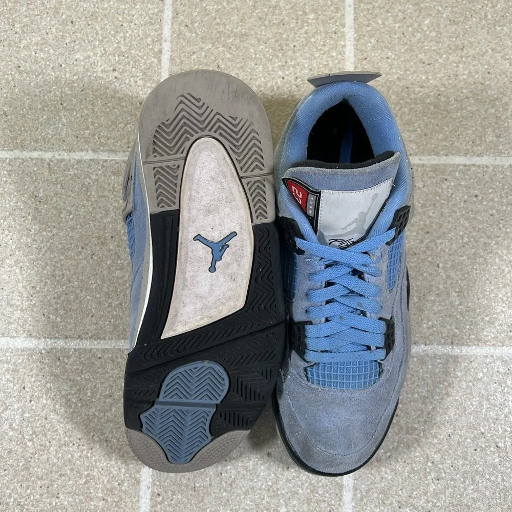 Nike Air Jordan 4 Retro 'University Blue' CT8527-400 Size 8 Mens